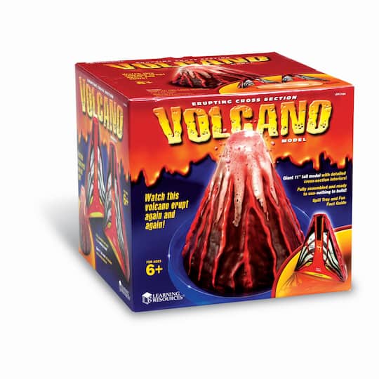 Learning Resources Erupting Cross-Section Volcano Model Kit